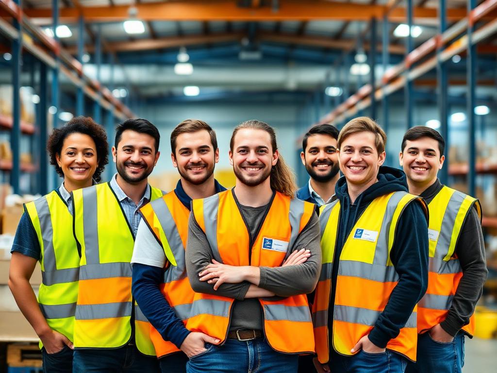 TFC UK warehouse team at London facility